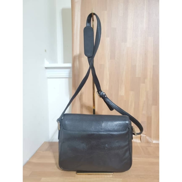 Authentic MCM Vintage Pebbled Studded Logo Motifs Flap Crossbody/ Should… - Picture 4 of 12